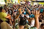 Leçons de musique à l'école primaire de Niue, Île Nioué, South Pacific