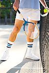 Tennis Player by Net