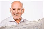 Man Reading Newspaper