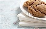 Ginger Cookies on Plate