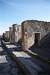 Ruines, Pompéi, Italie