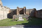 Tempel von Genien Augusti, Pompeji, Italien