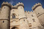 Courtyard by Palace of the Grand Master, Rhodes, Greece