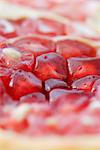 Pomegranate seeds, extreme close-up