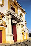 Spain, Andalusia, Seville, plaza deToros de la Maestranza, facade and porch