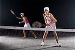 deux joueurs de tennis féminin