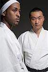 zwei chinesische Kungfu-Praktiker