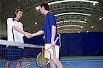 deux joueurs de tennis masculin