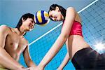 Strand-Volleyball-Spieler