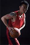 a male basketball player