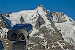 Viseur pointé montagne Grossglockner, Land de Salzbourg, Autriche