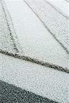 Patterns in gravel, close-up