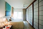 Luxury hotel room with Japanese shoji