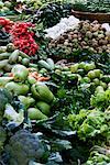 Frisches Obst und Gemüse am Markt, Ocotlan de Morelos, Oaxaca, Mexiko