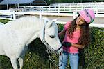 Teenager with Horse