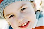 Portrait of Little Boy, Huntington Beach, Orange County, California, USA