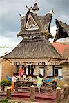 Traditionelle Gebäude, Lingga, North Sumatra, Indonesien