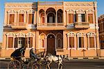 Horse-Drawn Carriage by Colonial Building, Luxor, Egypt