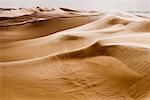 Dunes de sable, désert de Libye, Égypte