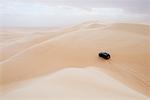Jeep sur la Dune, désert de Libye, Égypte