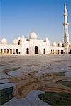 Le cheikh Zayed Bin Sultan Al Nahyan mosquée, Abu Dhabi, Émirats Arabes Unis