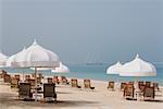 La plage de Jumeirah, l'un et seul hôtel Royal Mirage, Dubai, Émirats Arabes Unis