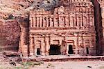 Le tombeau de palais, les tombes royales, Petra, Arabah, Jordanie