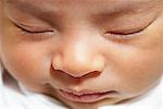 Close-Up of Sleeping Baby