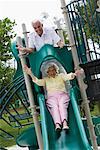 Senior Couple on Playground