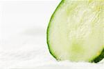 Cucumber slice, close-up