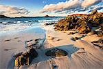 Uisken Beach, Ross de Mull, Isle of Mull, Argyll et Bute, Hébrides intérieures en Écosse, Royaume-Uni