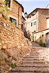 Cobblestone Stairs, Fornalutx, Mallorca, Spain
