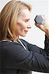 Woman Lifting Weights