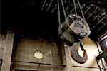 Rusting hook and winch