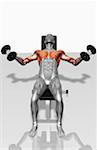 Dumbbell incline fly exercises (Part 2 of 2)