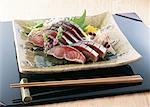 Sashimi de maquereau vinaigré