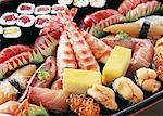 Assorted cataring sushi