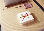 Image de boîte de cadeau de style japonais