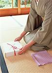 Cadeaux dans un style japonais