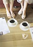 Women having coffee break