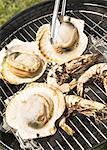 Grilled seafood