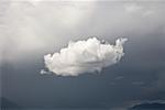 Cloud over Bonnet Plume River, Yukon, Canada