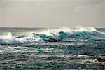 Vagues, île de Pâques, Chili