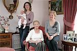 Portrait of Mother, Grandmother and Great Grandmother