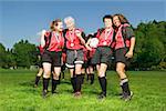 Frauen Fußball-Teamkollegen