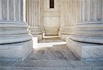 Colonnes, Cour suprême, Washington, DC, USA