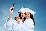 Graduates Taking Self Portrait