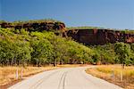 Road and Newcastle Range, Gregory National Park, Northern Territory, Australia