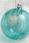 Pale blue Christmas tree bauble