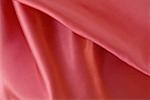 Close-up of crumpled red satin